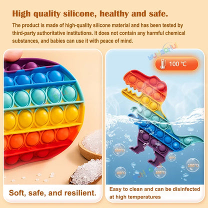 Pop It Fidget Toy – Bubble Sensory Stress Relief for Kids & Adults