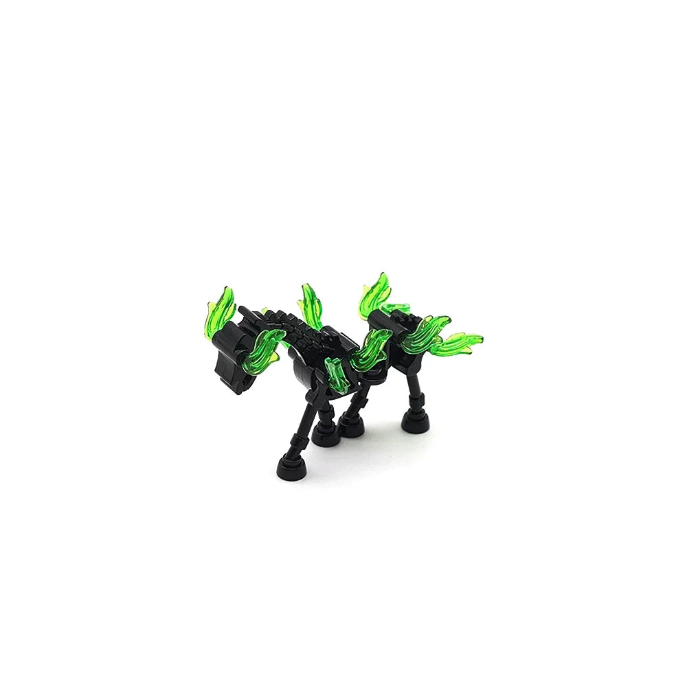 Halloween Skeleton Army Building Blocks Minifigures – Skeleton Horse MOC Figures