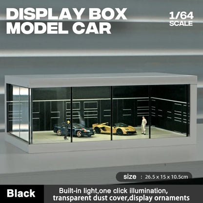 1:64 Scale Parking Garage Scene Model with LED Lights