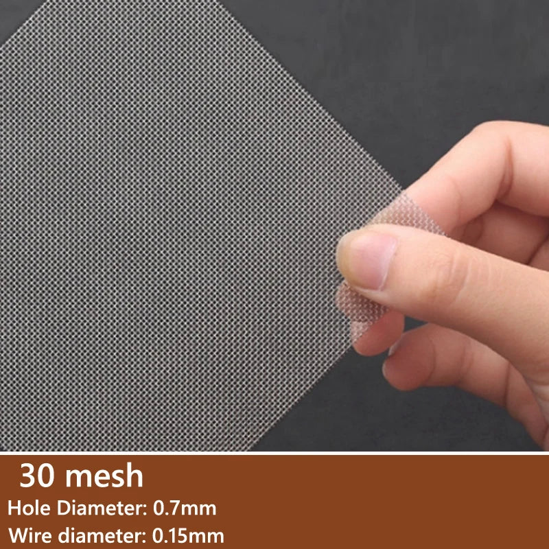 304 Stainless Steel Woven Wire Mesh Filter Screen – 4 to 500 Mesh