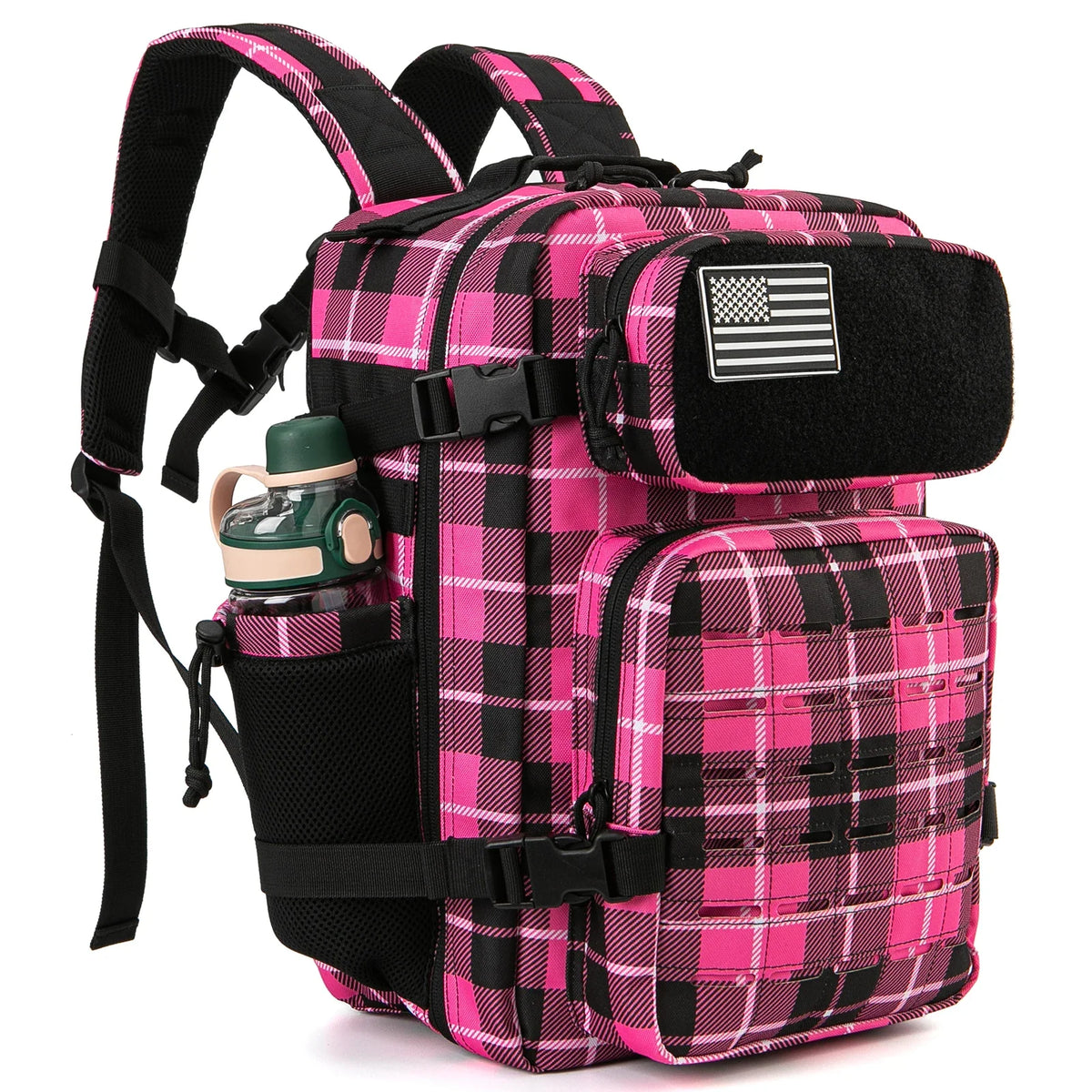 25L MOLLE Tactical Hiking Backpack with Dual Bottle Holders