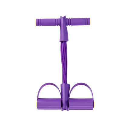 6 Tube Pedal Resistance Band Set with Handles