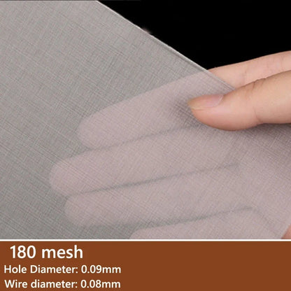 304 Stainless Steel Woven Wire Mesh Filter Screen – 4 to 500 Mesh