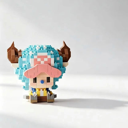 One Piece Luffy Straw Hat Pirate Mini Building Block Figure