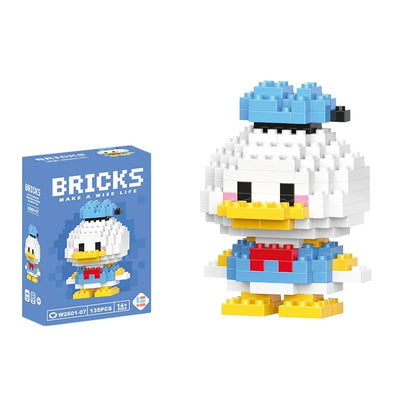 Cartoon Character Mini Building Blocks Set – DIY Brick Figures