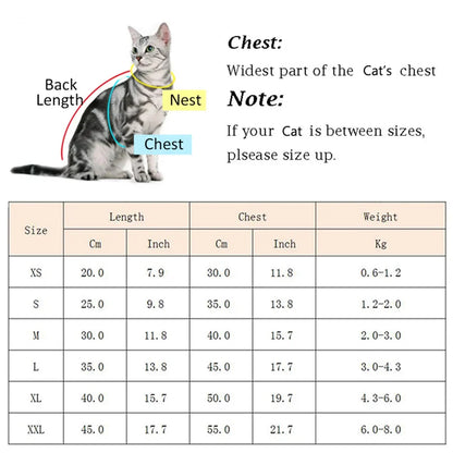 Striped Classic Vest Tank Top for Cats & Small Dogs
