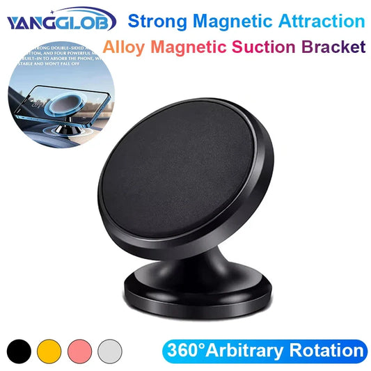 Magnetic Car Phone Holder Universal Dashboard Mount for iPhone & Samsung