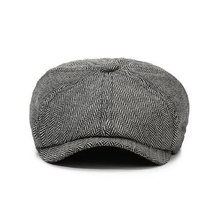 Newsboy Cap – Unisex Retro Cotton Beret for Travel & Casual Wear