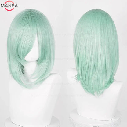 40cm Heat Resistant Anime Cosplay Wig with Bangs
