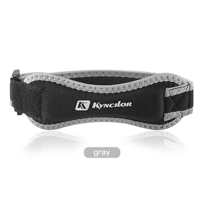 Patella Knee Strap Adjustable Silicone Tendon Support Band for Running Sports