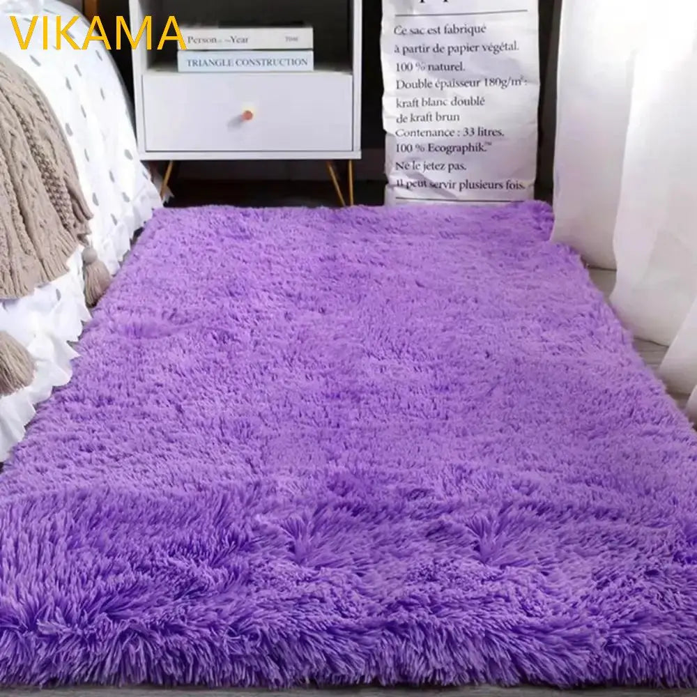 Plush Shag Carpet – Ultra-Soft High-Pile Area Rug for Bedroom & Living Room