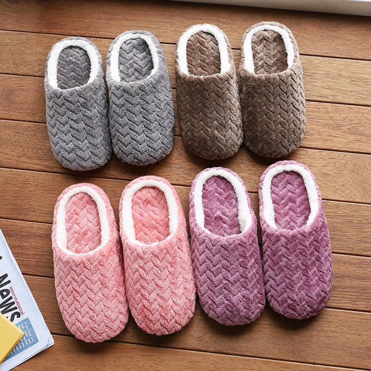 Fluffy Home Slippers – Unisex Soft Anti-Slip Indoor Slides