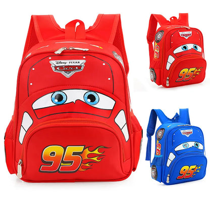 Disney Car Children S Bag Kindergarten Boy Safety Backpack Primary School Students 3-6 Years Old
