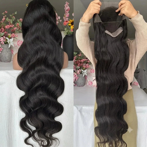 Lace Front Wig – Burmese Remy Human Hair Body Wave Glueless