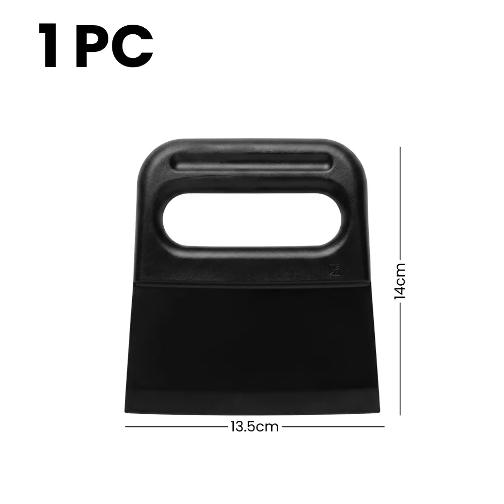 Pizza Dough Scraper & Spatula Cutter – Flexible Kitchen Tool with Hanging Bracket
