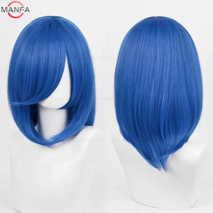 40cm Heat Resistant Anime Cosplay Wig with Bangs