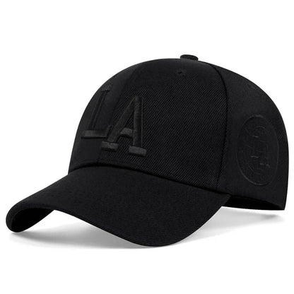 LA Embroidered Baseball Cap – Adjustable Snapback Unisex Hat