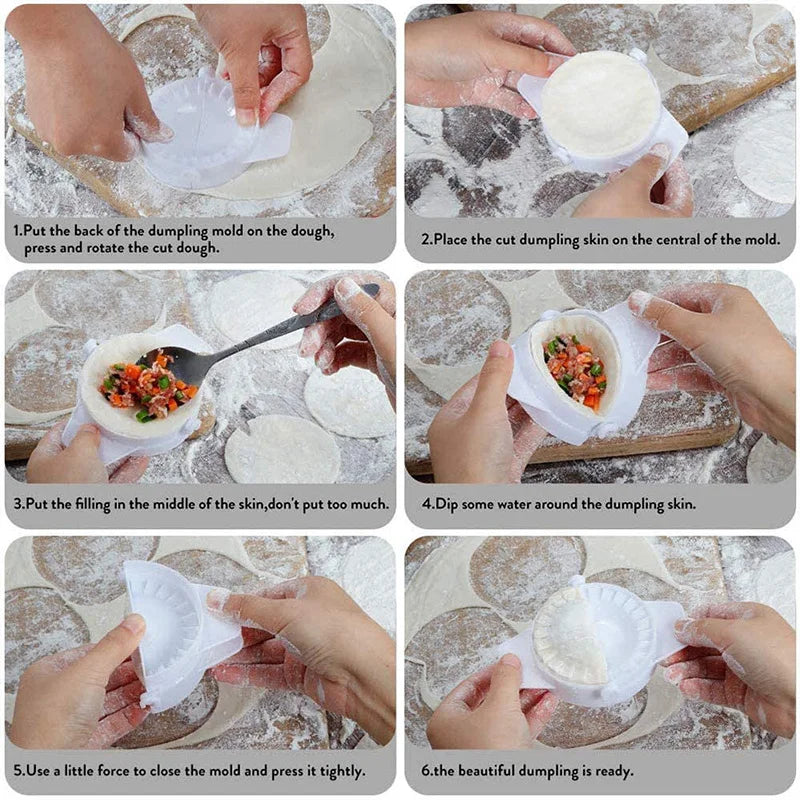 Dumpling Maker Press Mold – Dough Wrapper Tool for Dumplings, Empanadas & Pierogis
