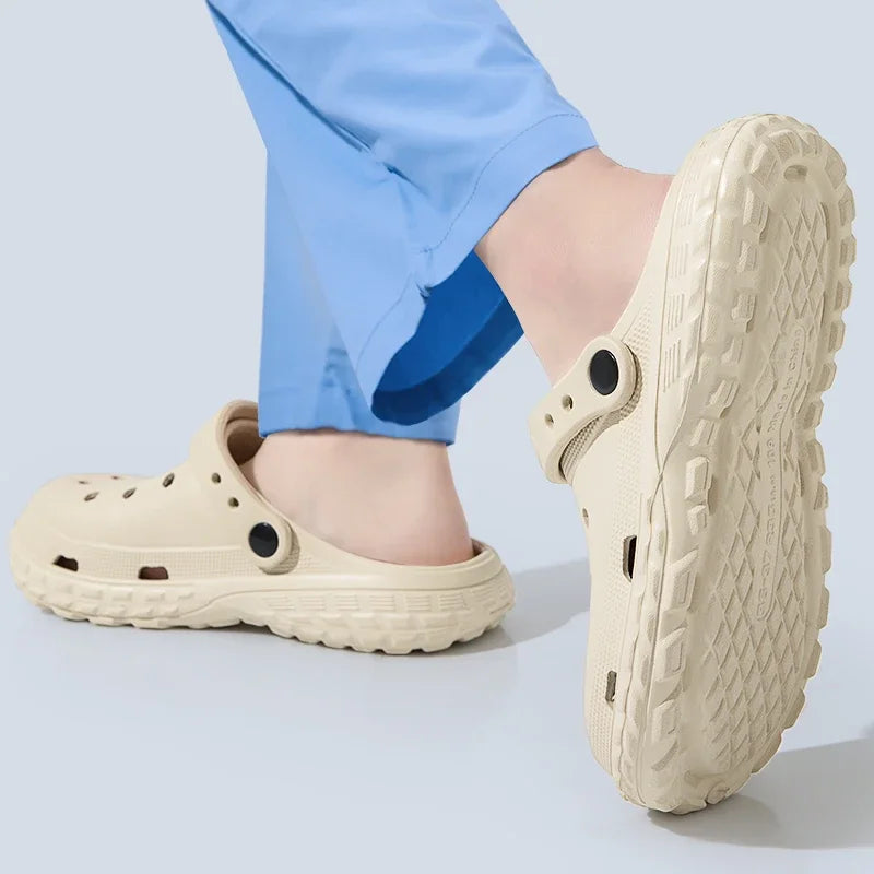Unisex Non Slip Closed Toe Summer Clog Sandals