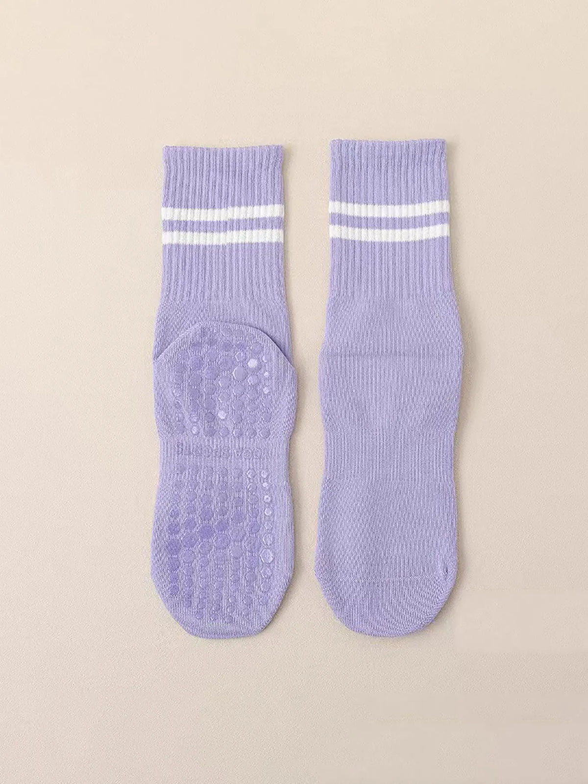 Grip Socks for Women – Non-Slip Pilates & Yoga (4 Pairs)