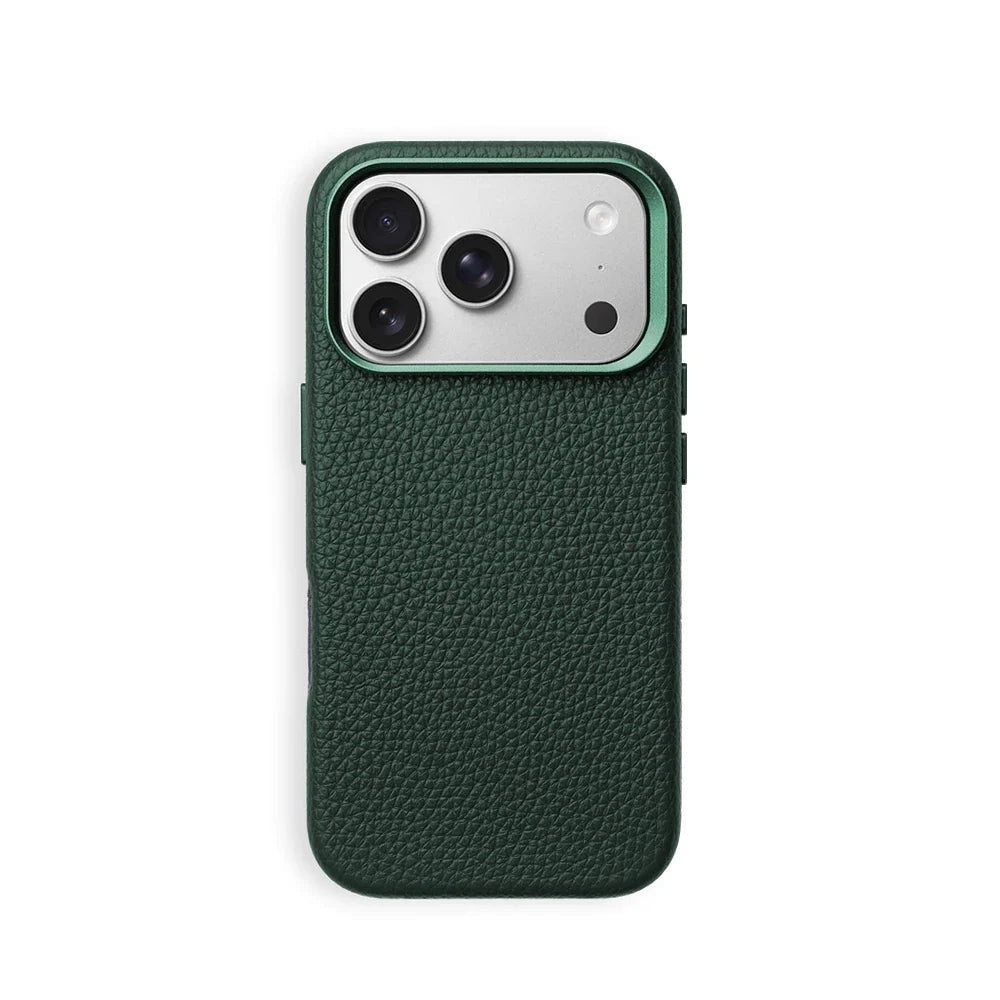 Magnetic Lychee Texture PU Leather iPhone Case