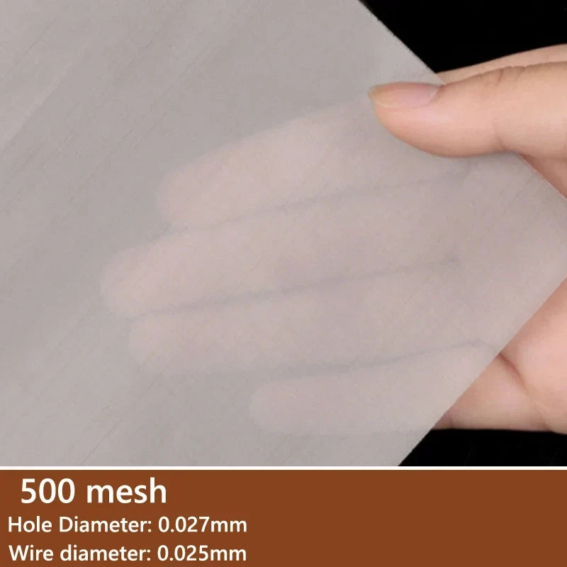 304 Stainless Steel Woven Wire Mesh Filter Screen – 4 to 500 Mesh