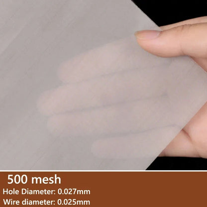 304 Stainless Steel Woven Wire Mesh Filter Screen – 4 to 500 Mesh