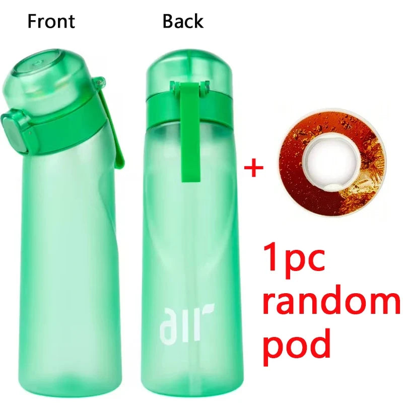 Leak Proof Sports Water Bottle with Flavor Pod