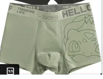 Pokémon Boxer Briefs for Men – Anime Character Underwear