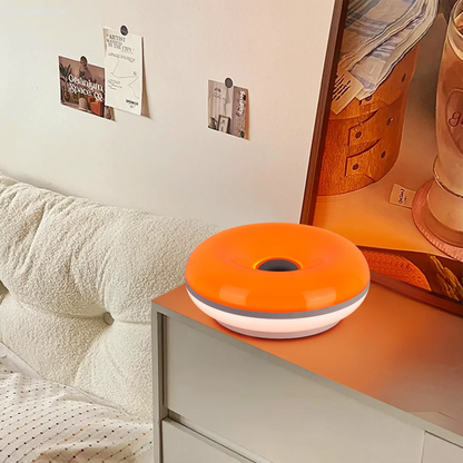 Donut Table Lamp – Touch Dimmable RGB Ambient Light USB