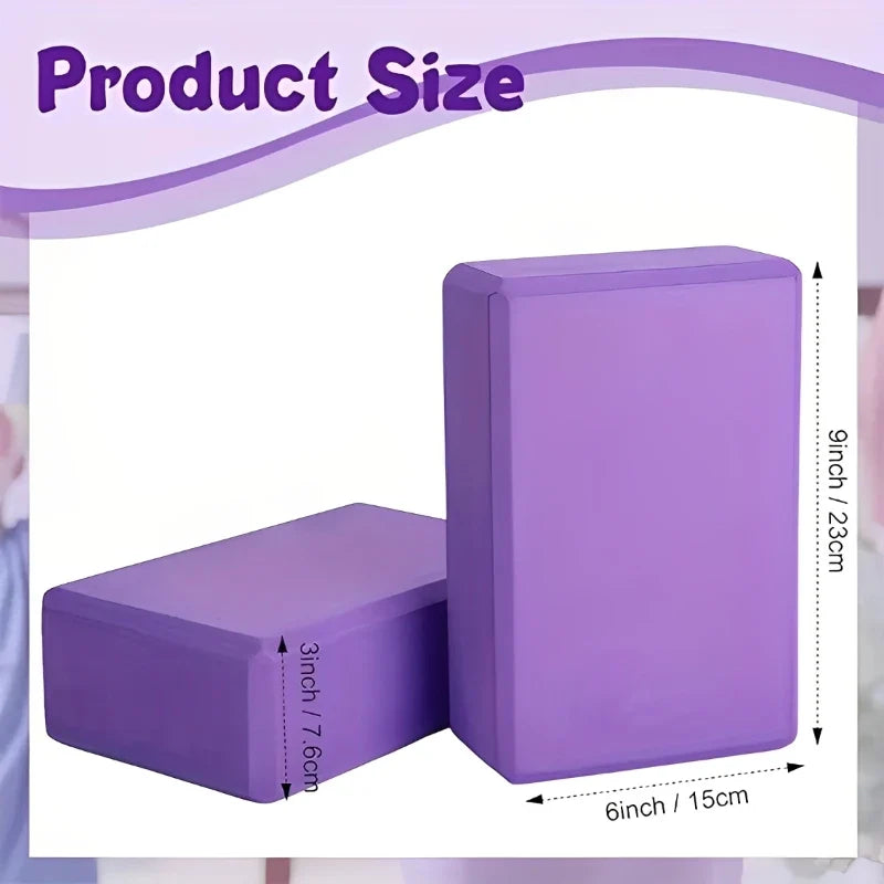 Foam Yoga Block for Pilates Stretching and Fitness