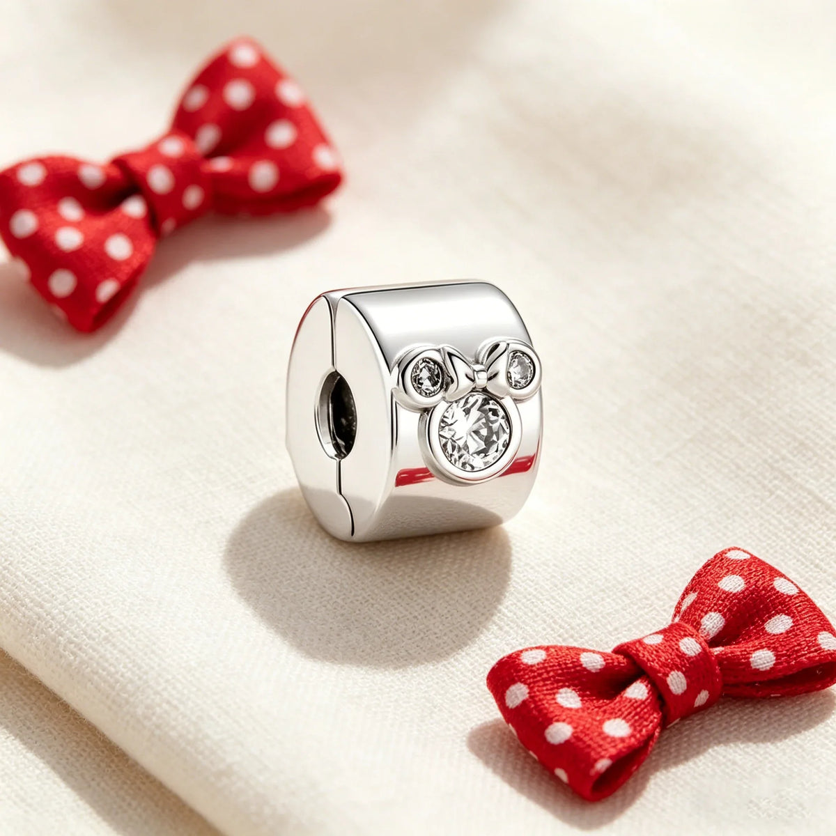 Disney Character Charm Bead – Fits Snake Chain Bracelet & Necklace