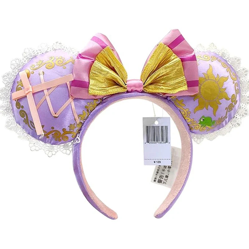 Disney Mickey Minnie Ears Headband – Sequin Bow Costume Cosplay