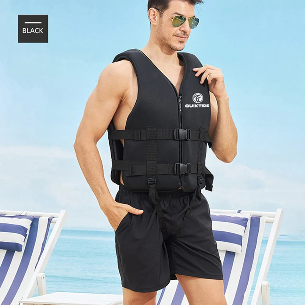 Neoprene Life Jacket for Adults and Kids Water Sports