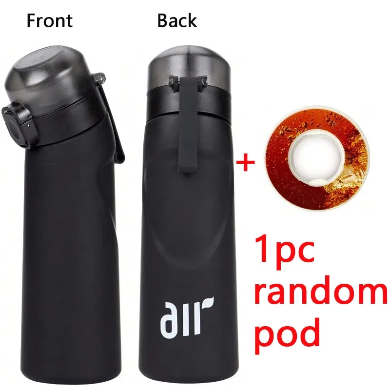 Leak Proof Sports Water Bottle with Flavor Pod