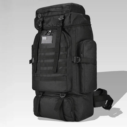 Large Tactical Hiking Backpack – 80L/100L Military Molle Bag for Camping & Travel
