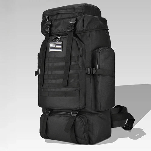 Large Tactical Hiking Backpack – 80L/100L Military Molle Bag for Camping & Travel