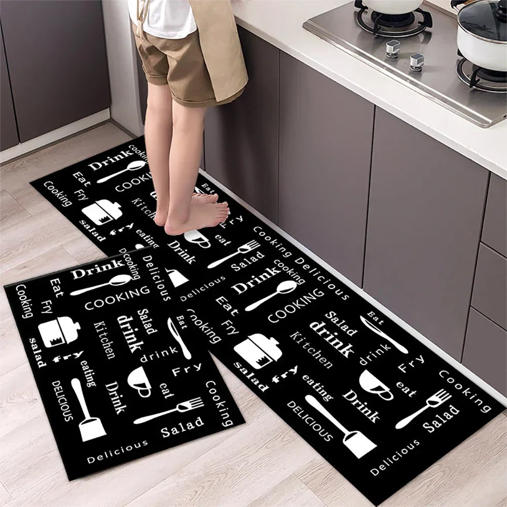 Non-Slip Kitchen Floor Mat – Soft Washable Rug for Kitchen, Bedroom & Hallway