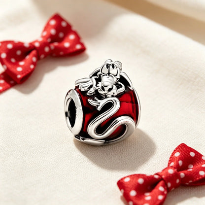 Disney Character Charm Bead – Fits Snake Chain Bracelet & Necklace