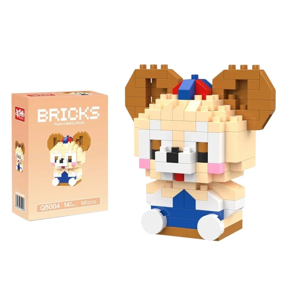 Cartoon Character Mini Building Blocks Set – DIY Brick Figures