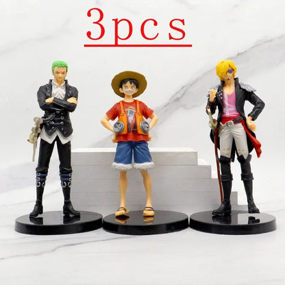 One Piece Film Red Anime Action Figures – Luffy, Robin, Zoro & Uta