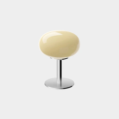 Macaron Glass Table Lamp – USB Dimmable 3-Color Retro Light
