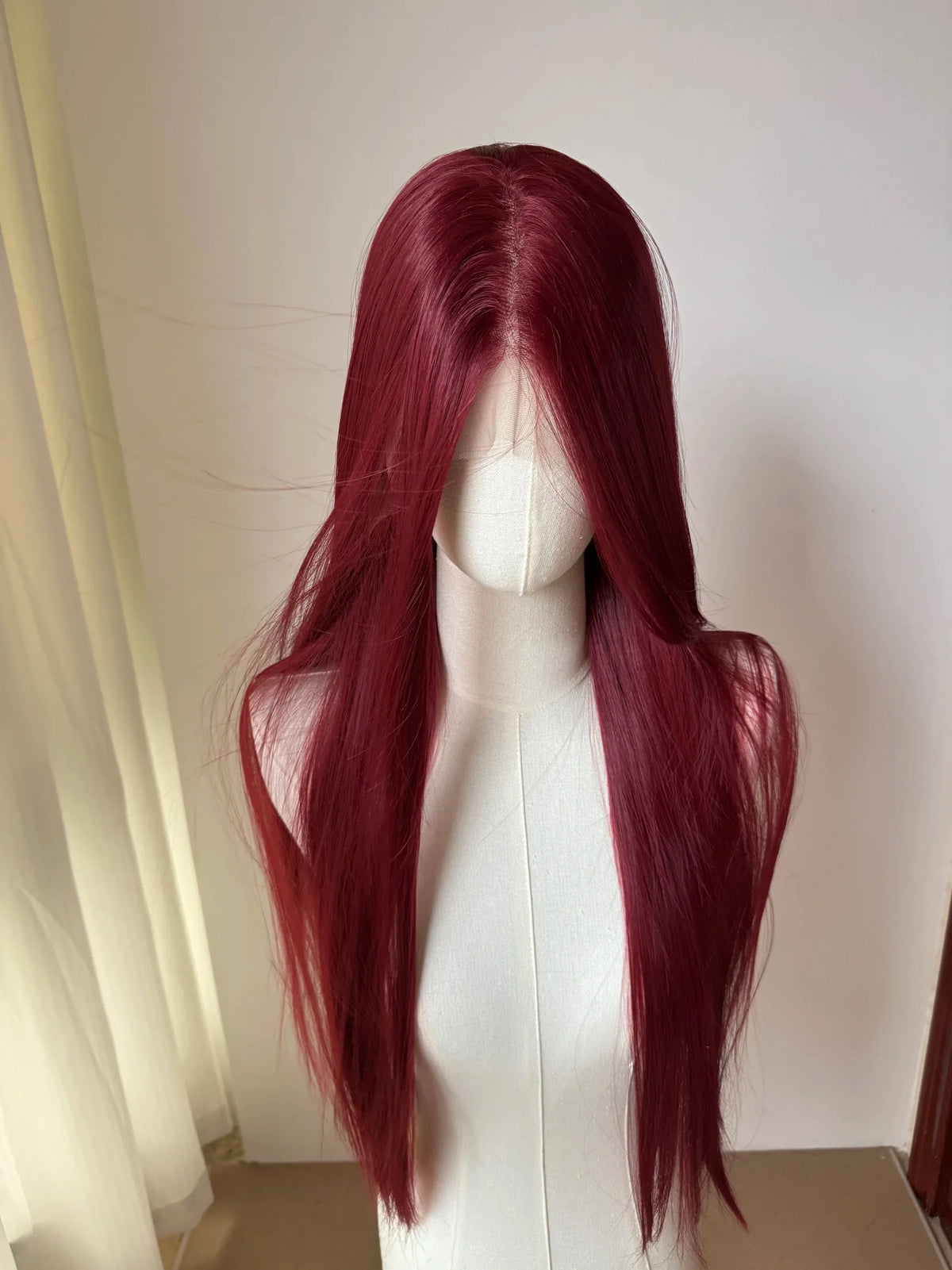 13x4 Lace Front Wig – 26 Inch Long Straight Synthetic Wig for Women