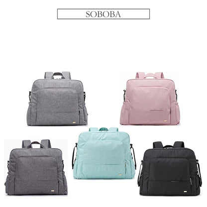 Diaper Bag Backpack Waterproof Multi-Functional Nursing Bag