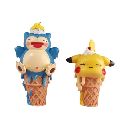 Pokémon Ice Cream Cone PVC Figures – Set of 8 Collectibles