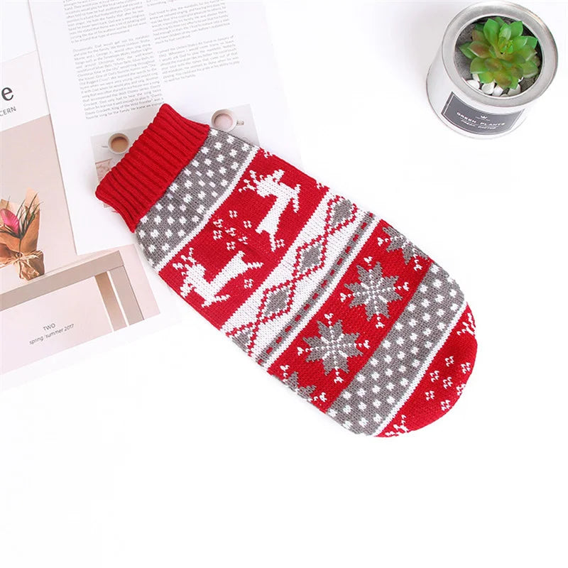 Cute Warm Pullover Sweater for Small Dogs & Cats Winter Pet Clothing