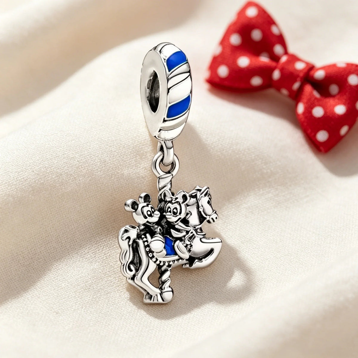 Disney Character Charm Bead – Fits Snake Chain Bracelet & Necklace