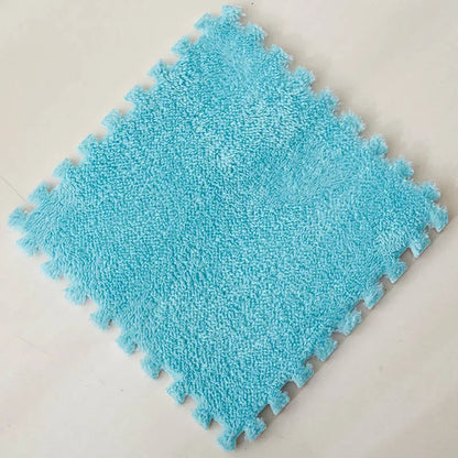 Plush Interlocking Floor Mat Tiles – Set of 10 (30x30cm)