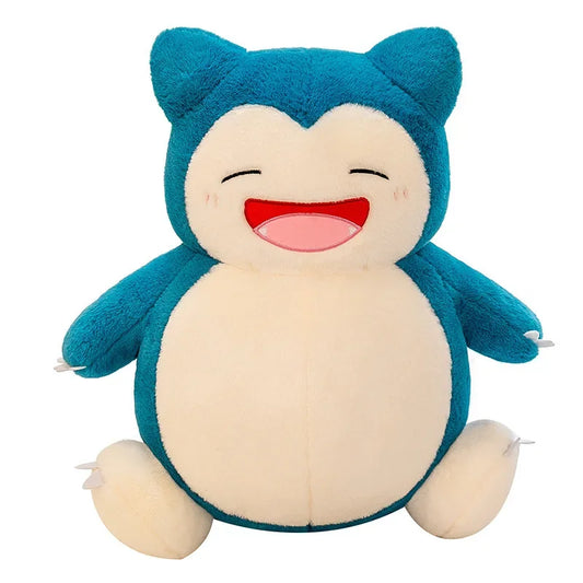 35cm Pokemon Snorlax Plush Toy Cute Sleeping Stuffed Animal Soft Kawaii Anime Doll Big Belly Hugging