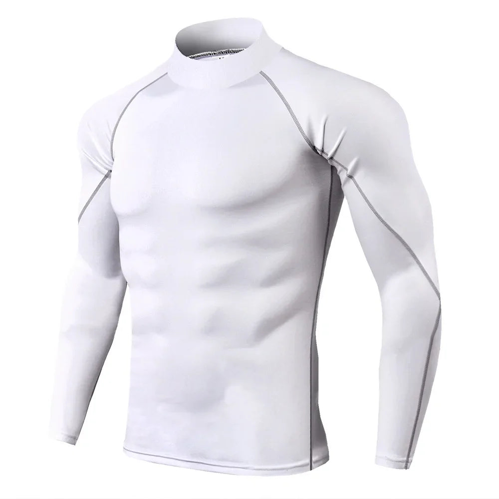 Men's Quick Dry Long Sleeve Compression Sports Shirt